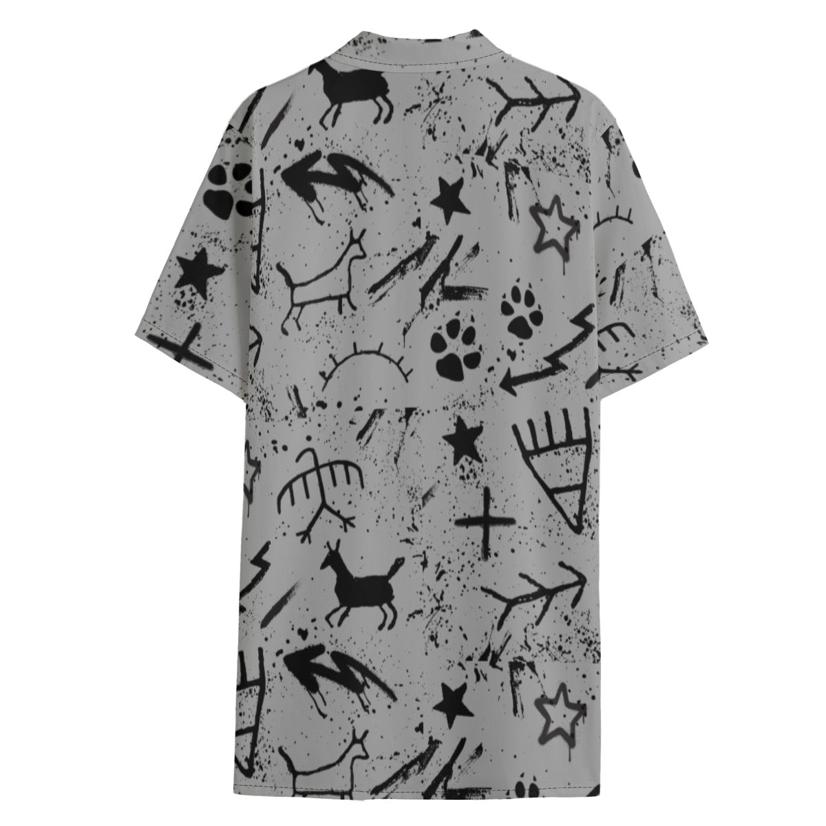 Grey storywall Shirt With Button Closure |115GSM Cotton poplin