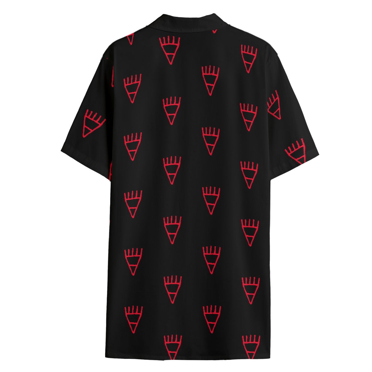 Red blk bear Shirt With Button Closure |115GSM Cotton poplin