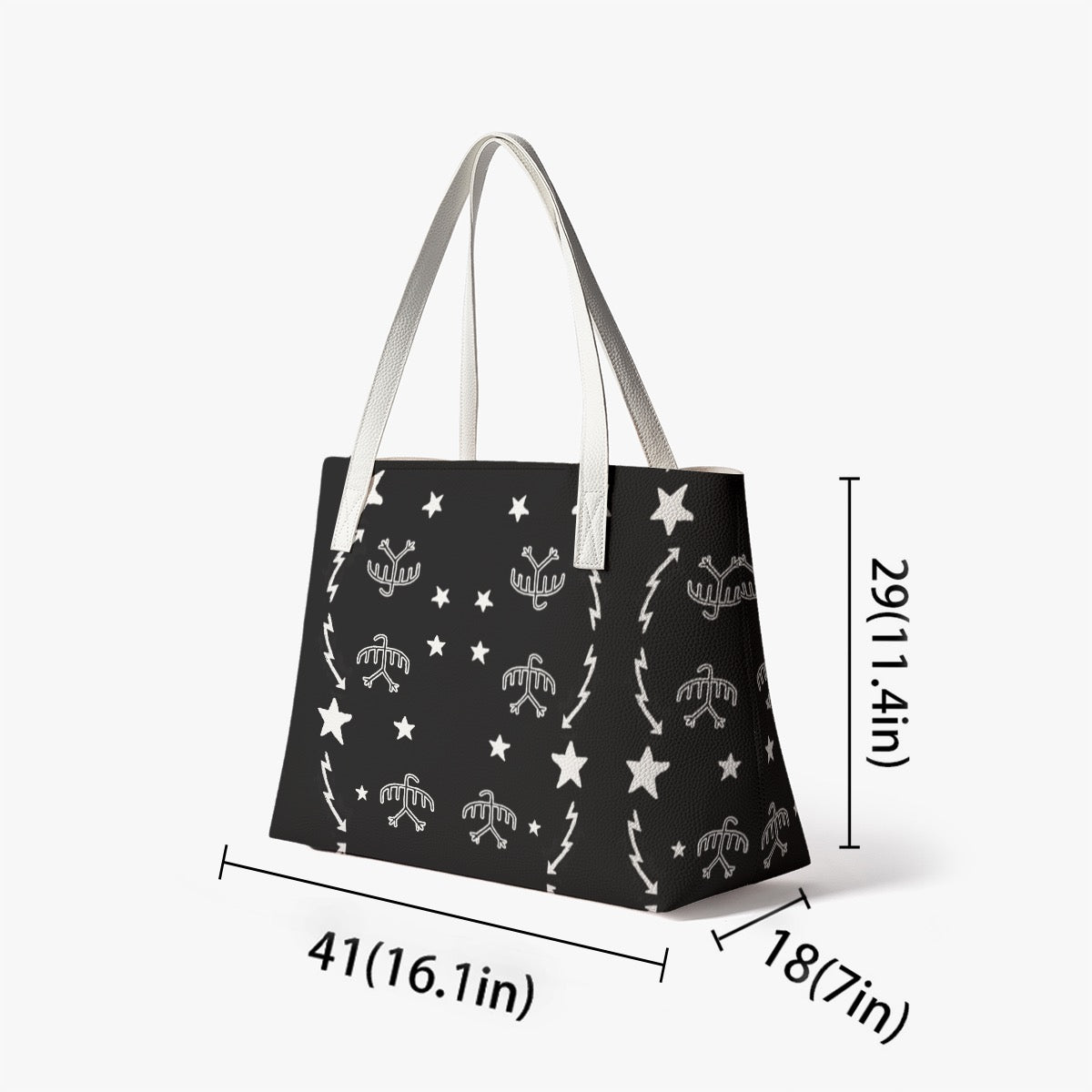 Thunder Bird Stylish PU Leather Tote Bag