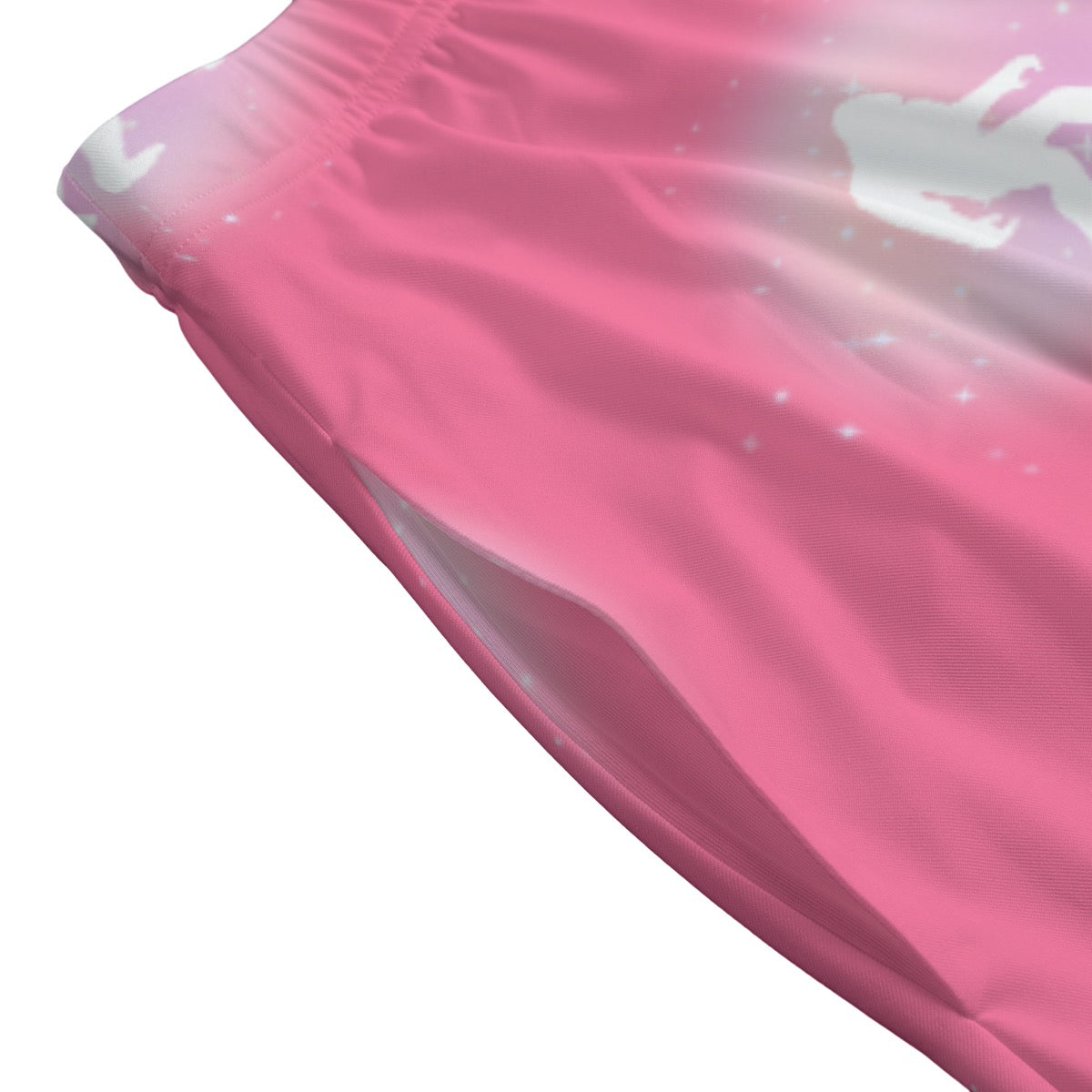 Pink Sásq̓ats Long Maxi Skirt With Pockets