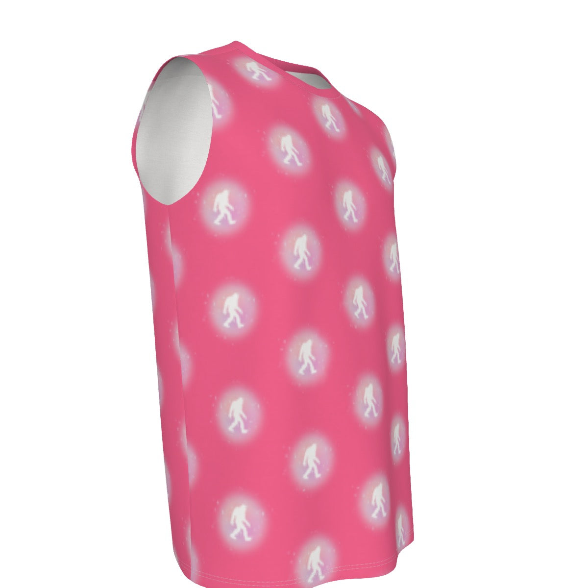 Pink Sásq̓ats Gender Inclusive Tank Top | 190GSM Cotton