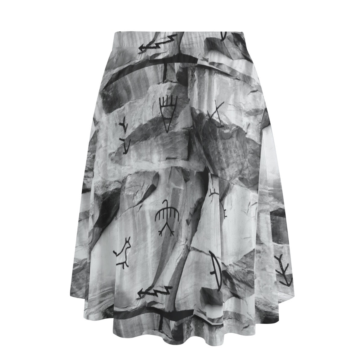 Stone wall Long Maxi Skirt With Pockets