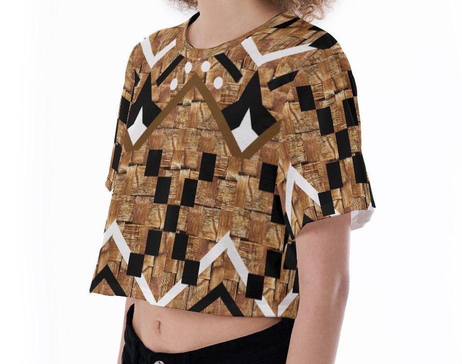 Grannies basket Cropped T-Shirt