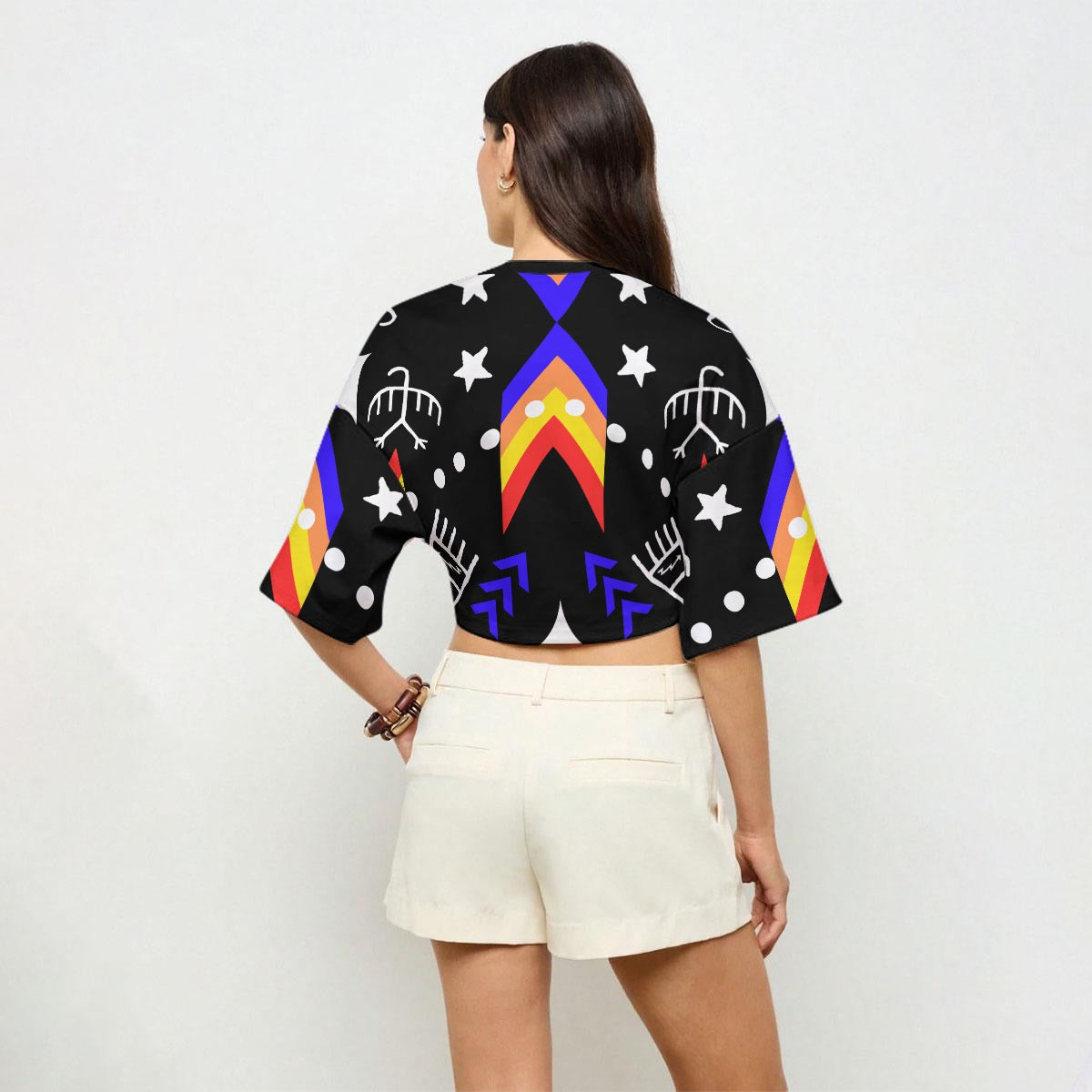 Fire pictograph Crop Top