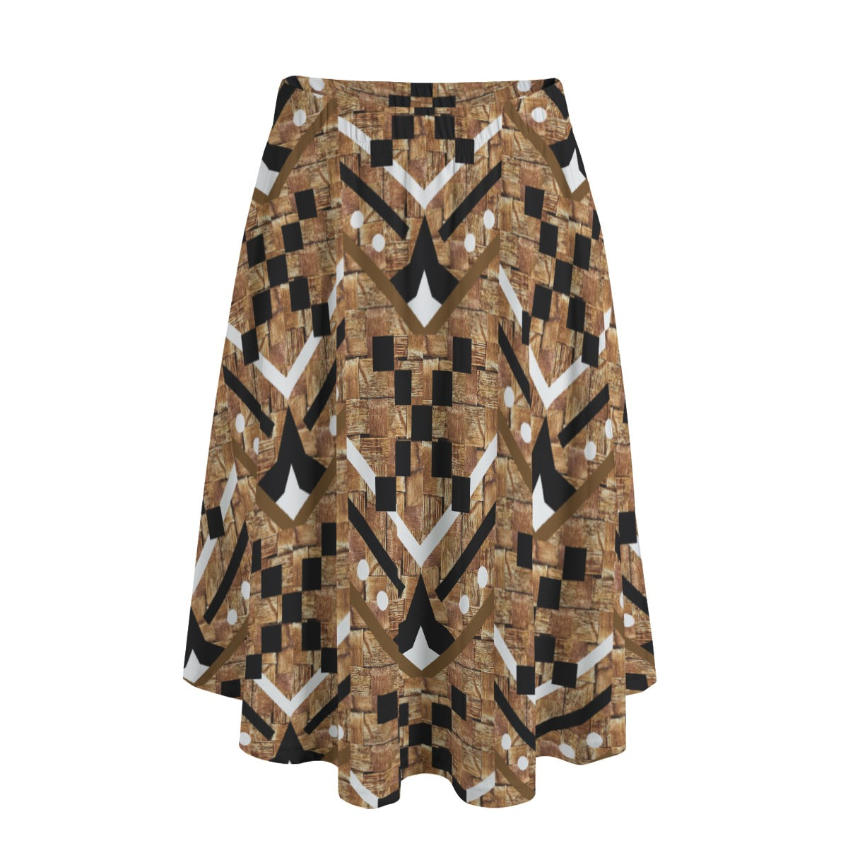 Grannies Basket Cedar Long Maxi Skirt With Pockets