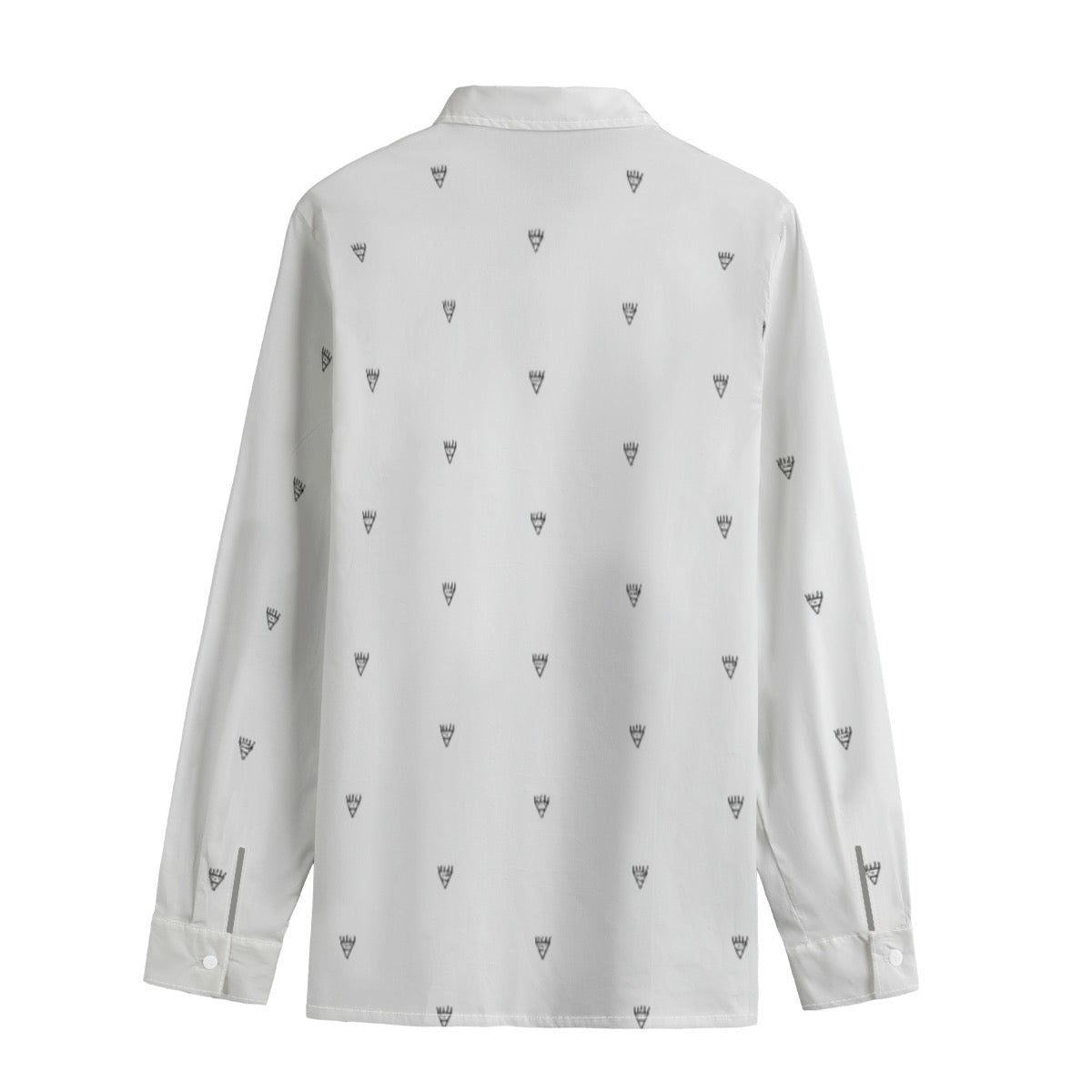 White Bear Paw bolt Men Collar Shirt