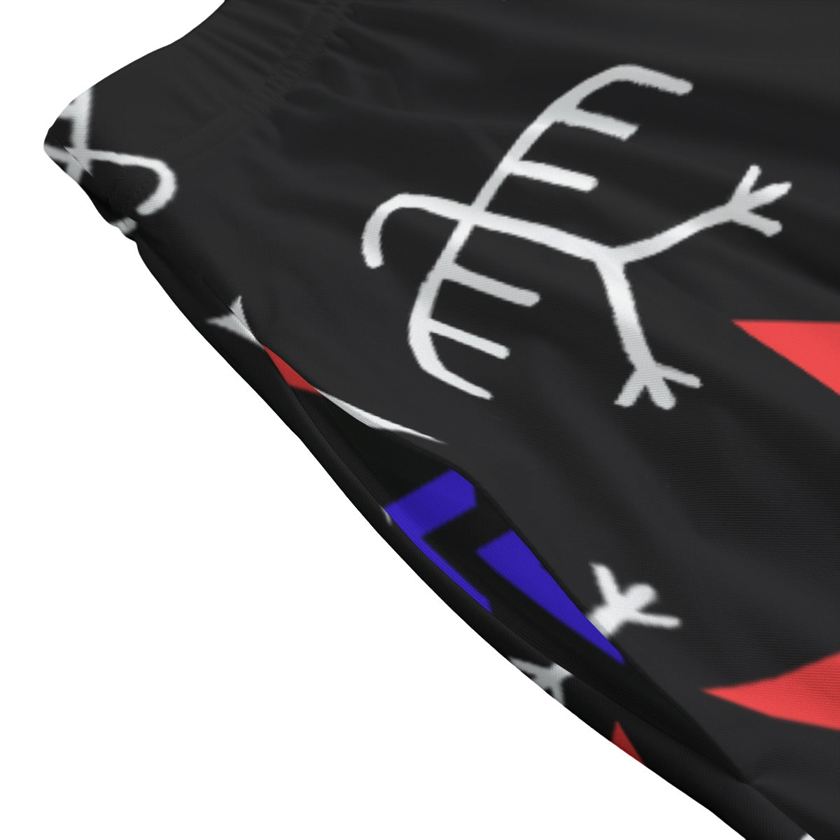 Fire Pictograph Maxi Skirt With Pockets