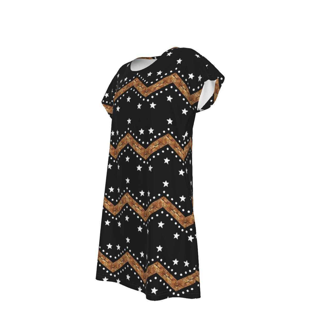 Cedar weave Chief star Short Sleeve Dress