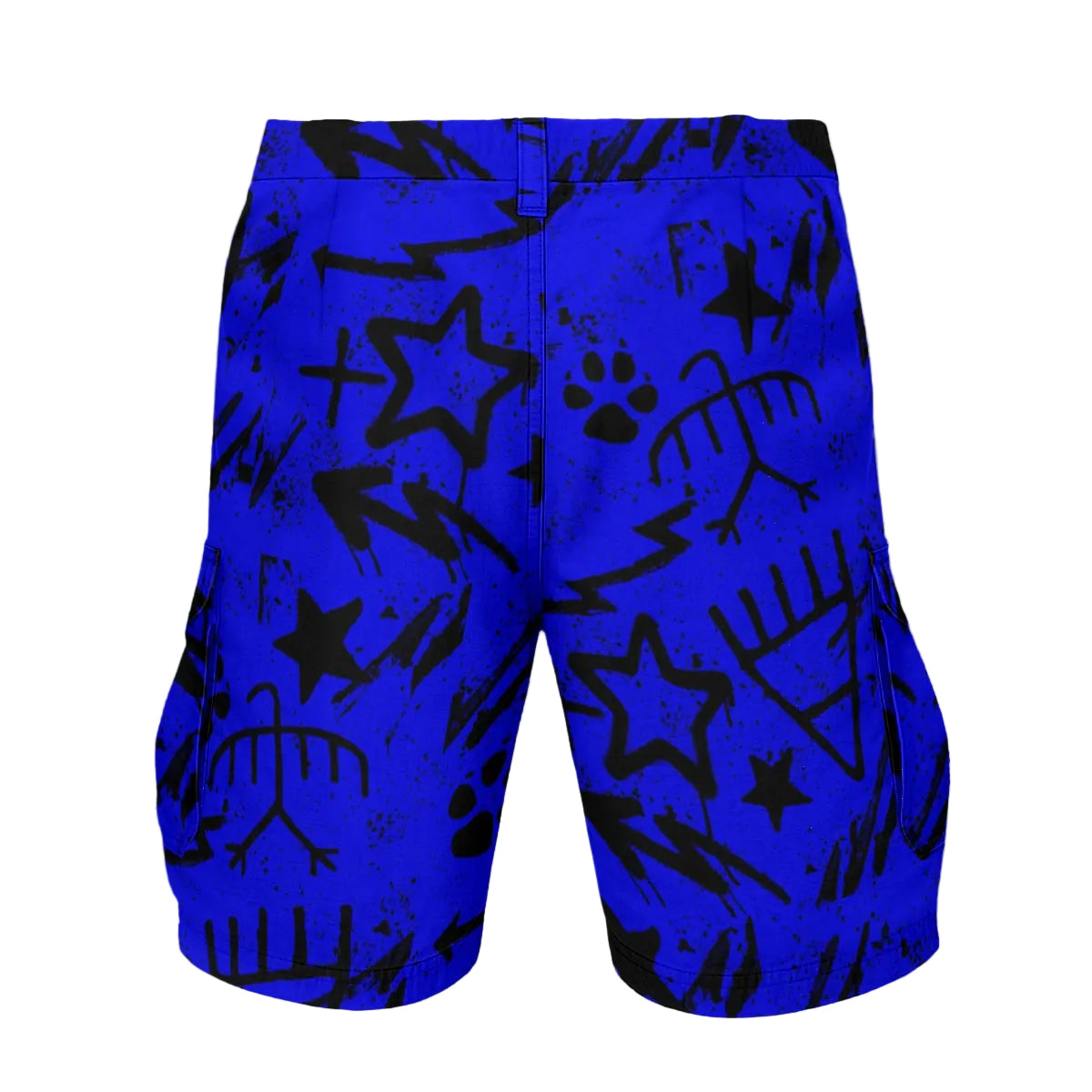 Blue pictograph Cargo Shorts