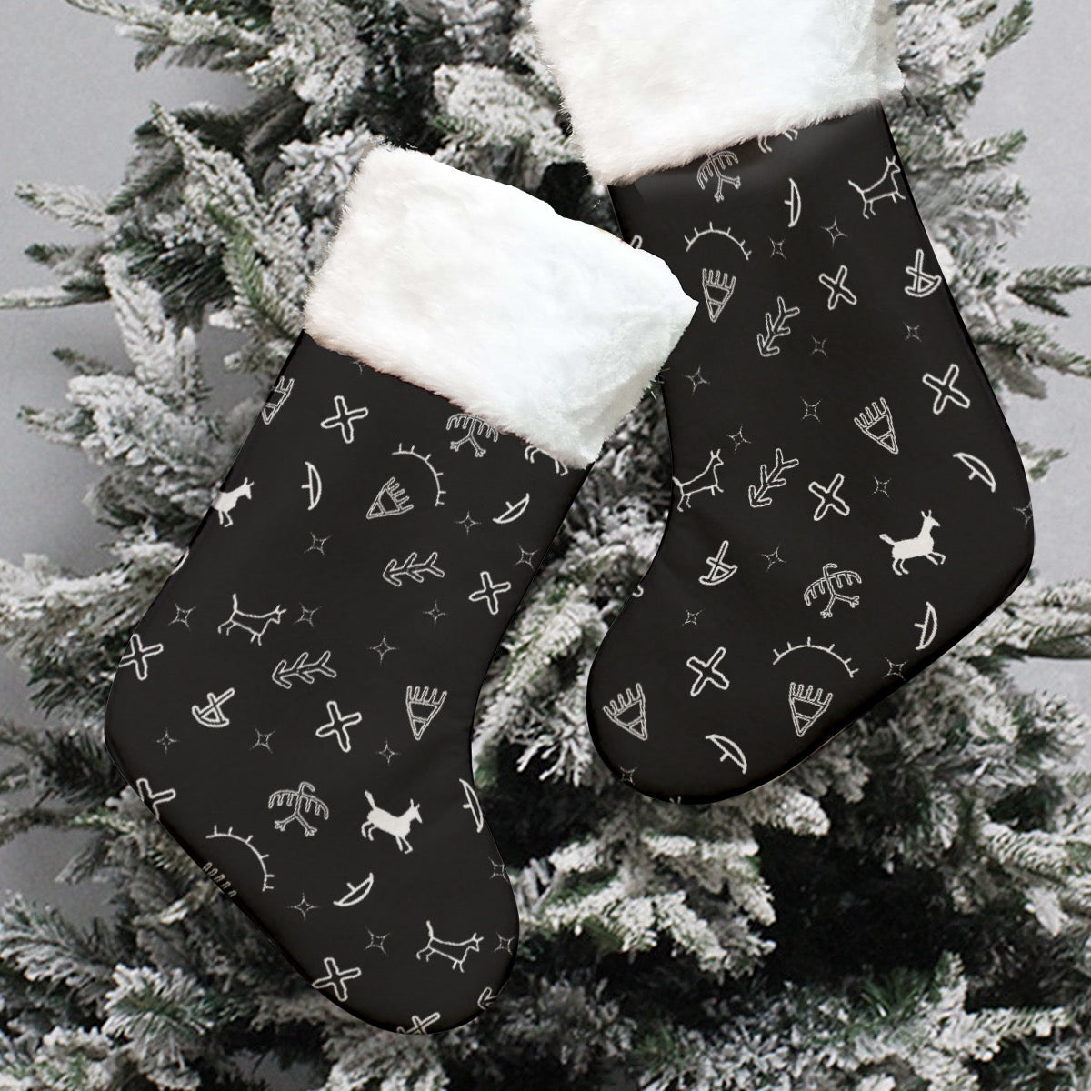 Xmas Christmas Socks blk