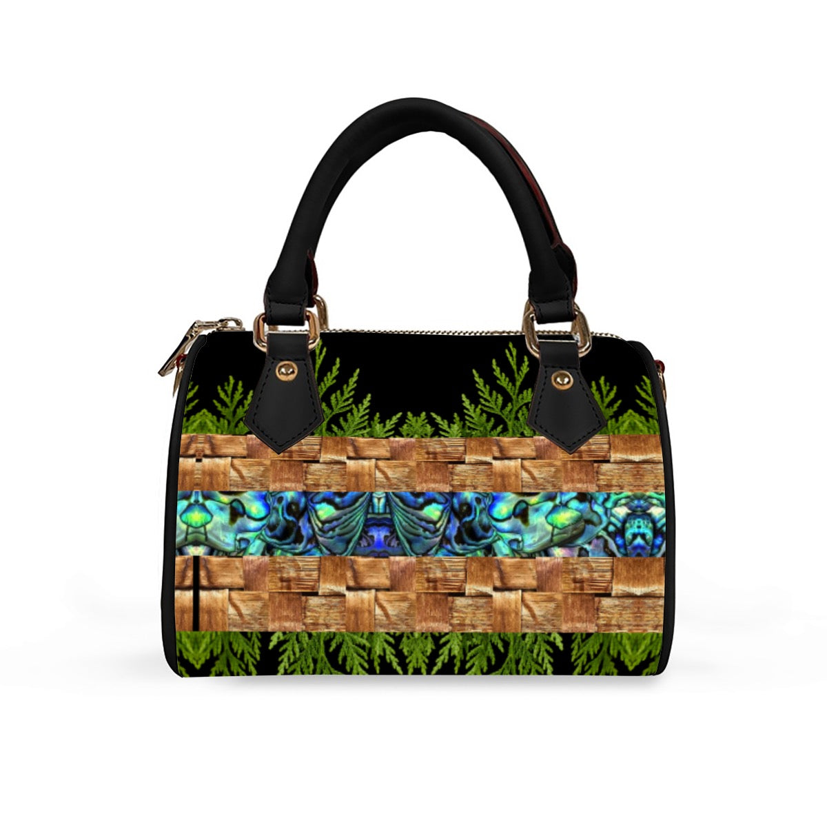 Medicine Bag Barrel vegan Leather Handbag