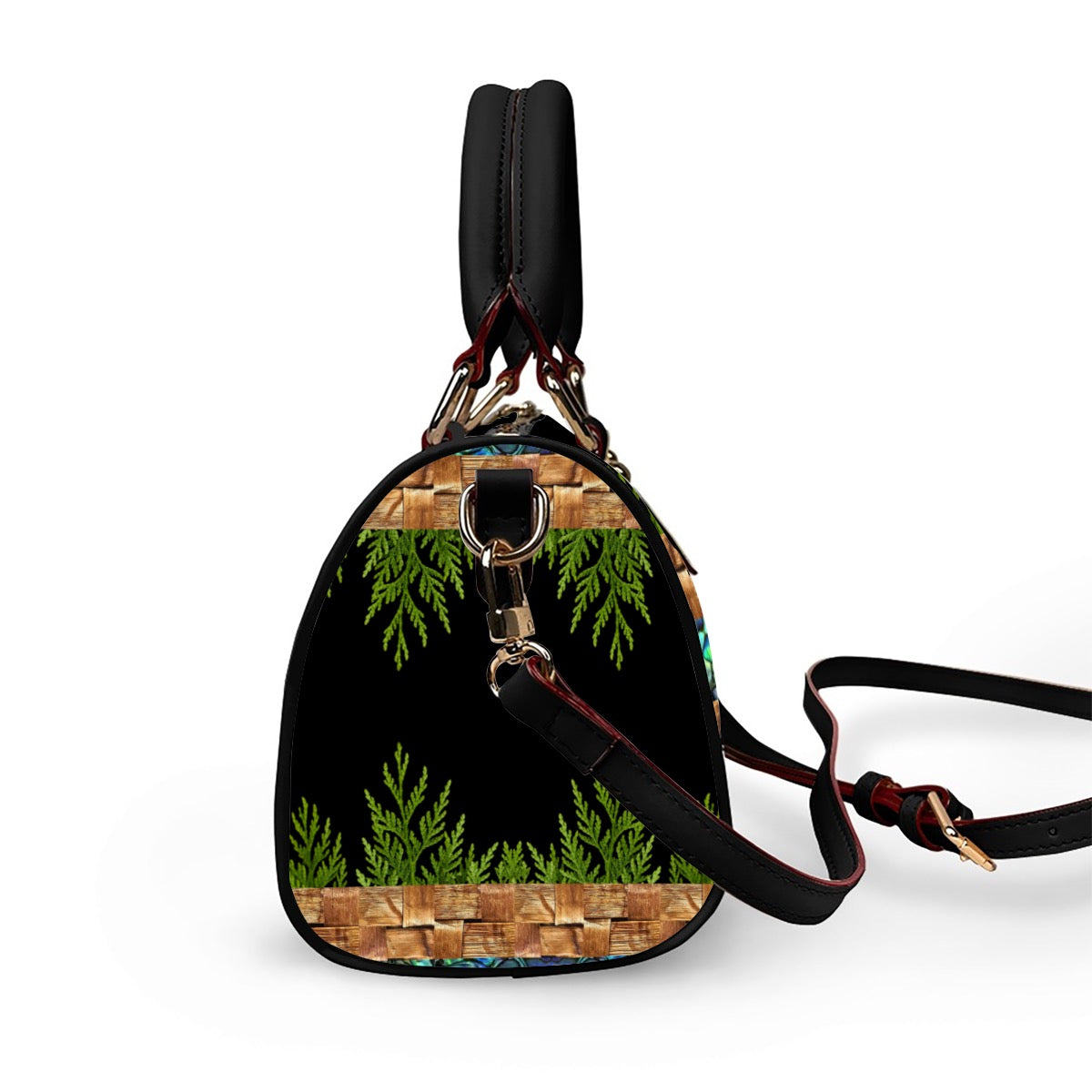 Medicine Bag Barrel vegan Leather Handbag