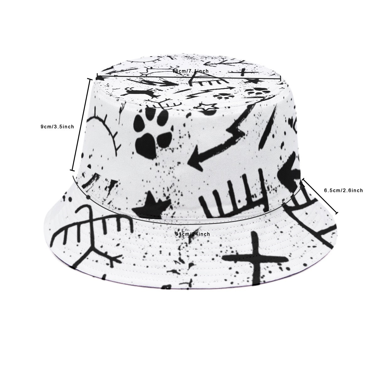 Light Pictograph Bucket Hat