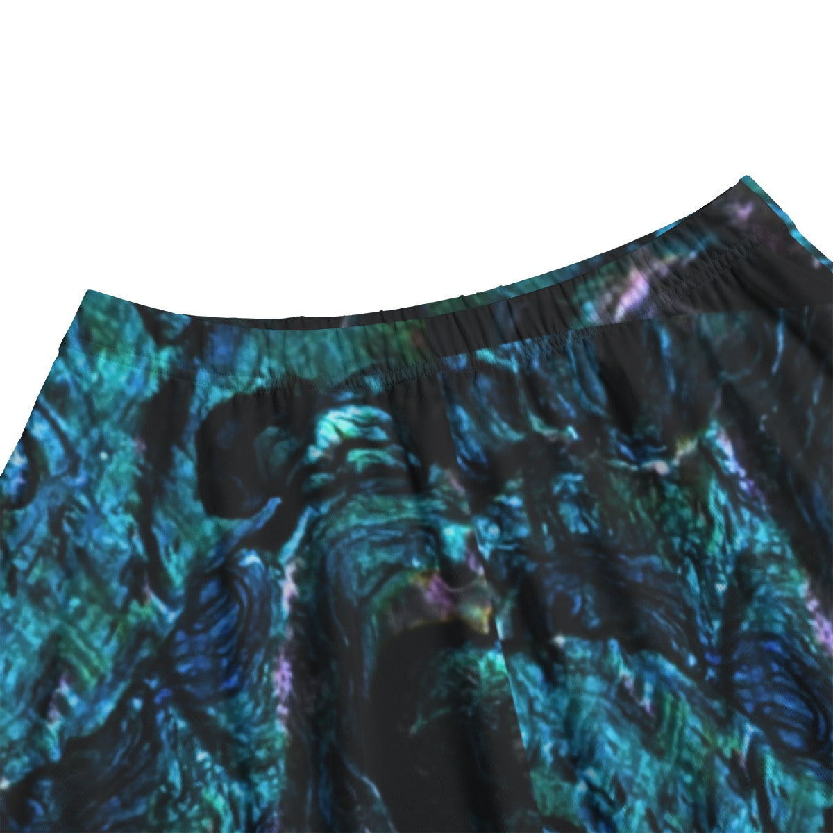 Abalone dark Maxi Skirt With Pockets