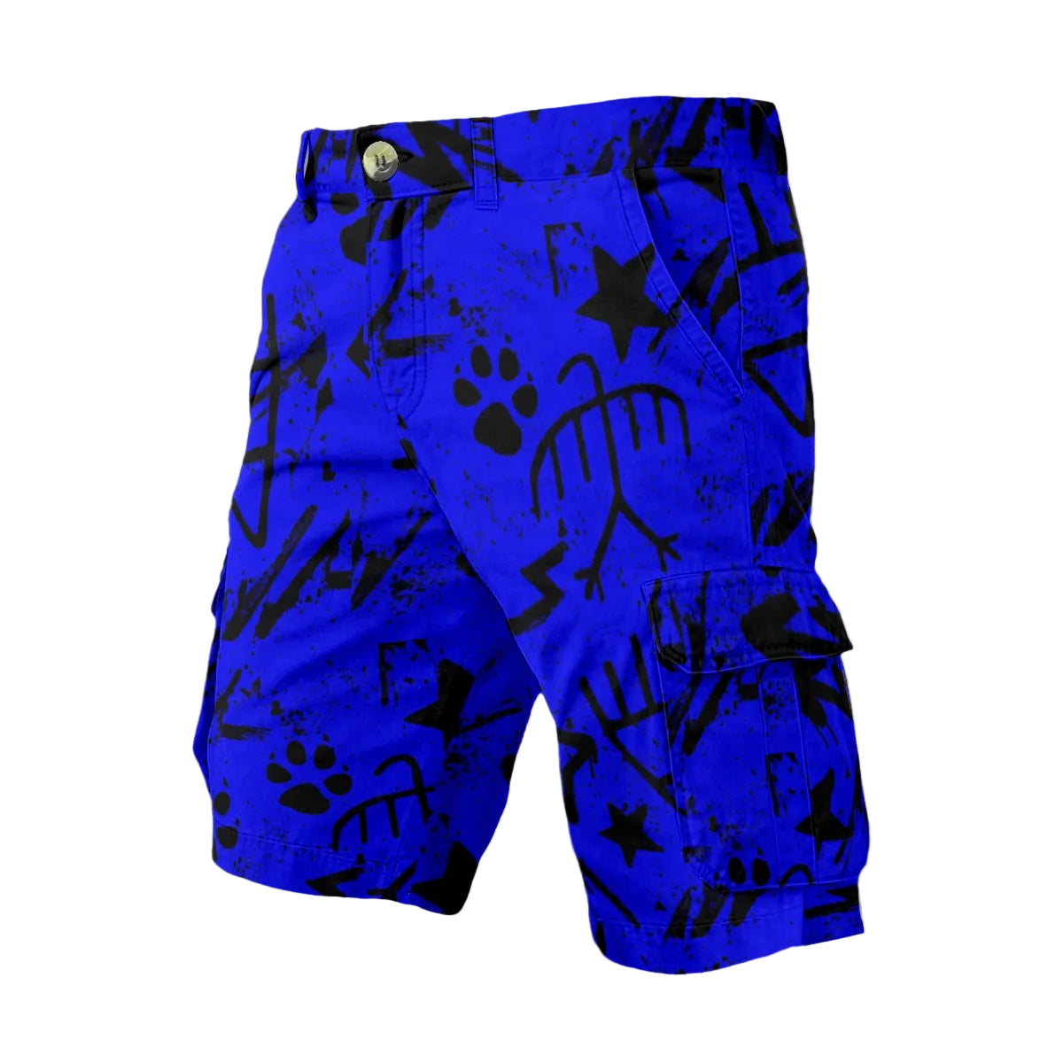 Blue pictograph Cargo Shorts