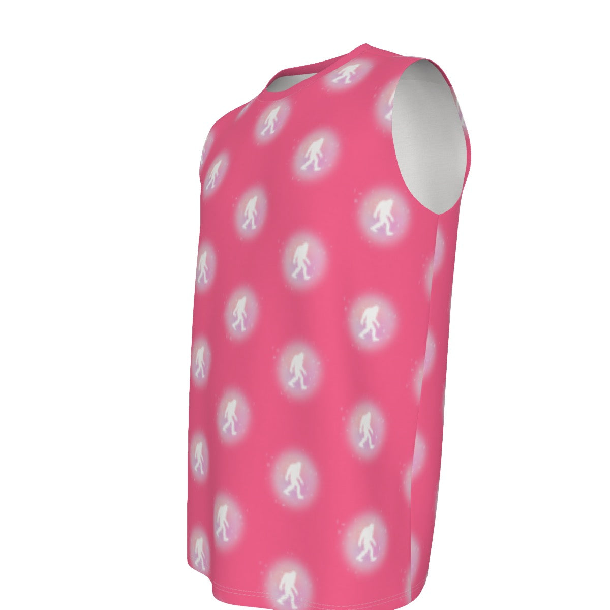 Pink Sásq̓ats Gender Inclusive Tank Top | 190GSM Cotton