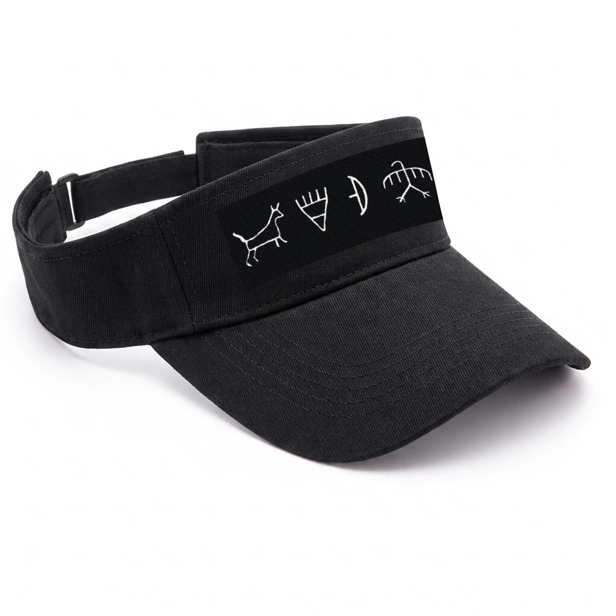 Embroidery pictograph Open-Top Visor