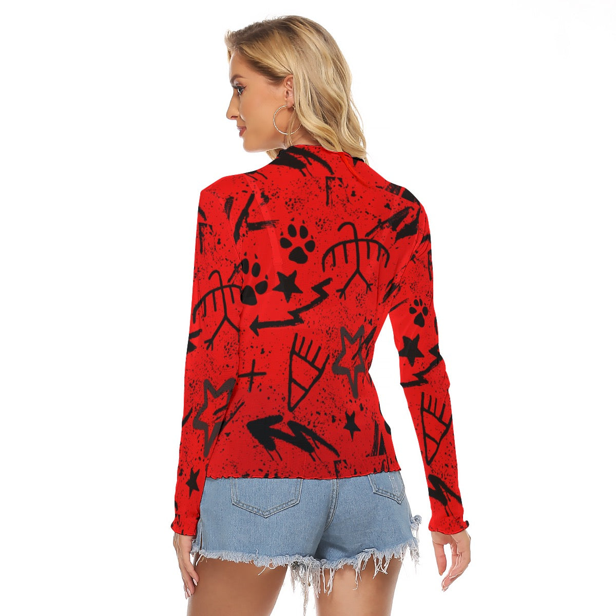 Xúsum Pictograph Mesh T-shirt
