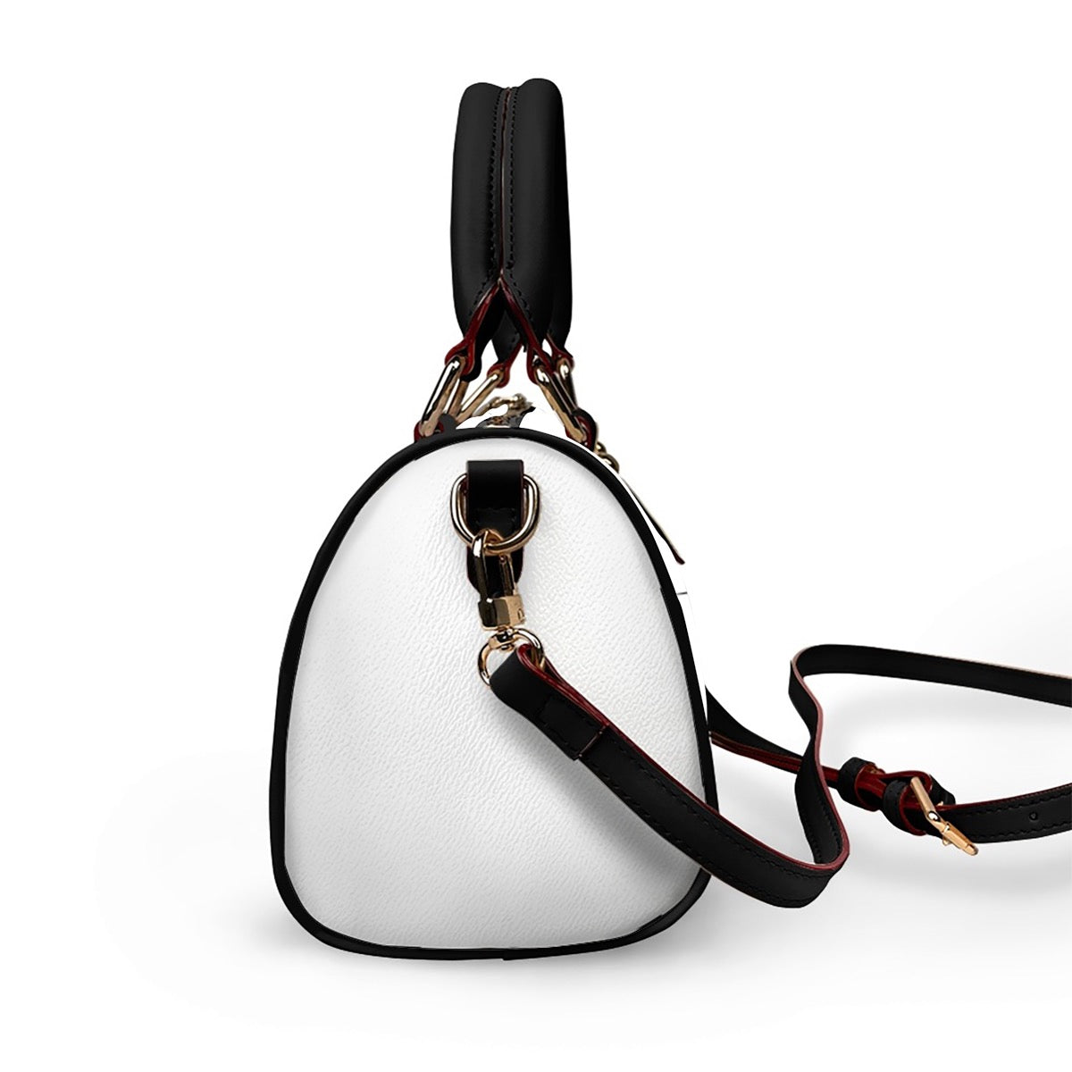 white star Bear Paw Barrel-Shaped vegan leather Handbag