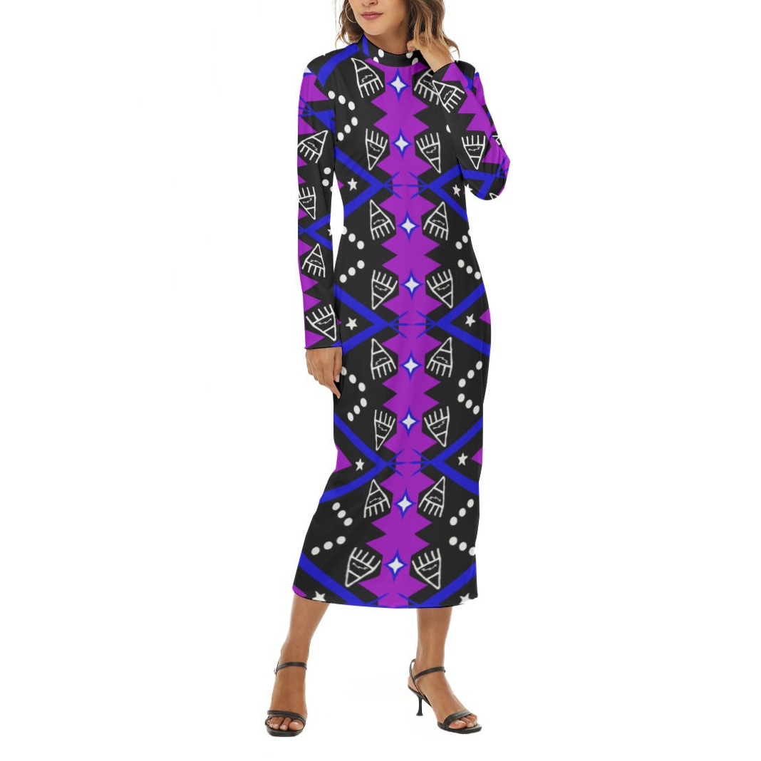 Nomadic like the Bears, Purple Dress