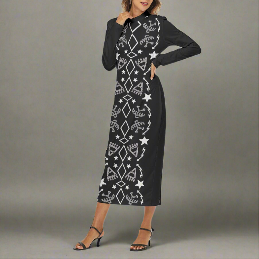 Pictograph Trail, Body con dress