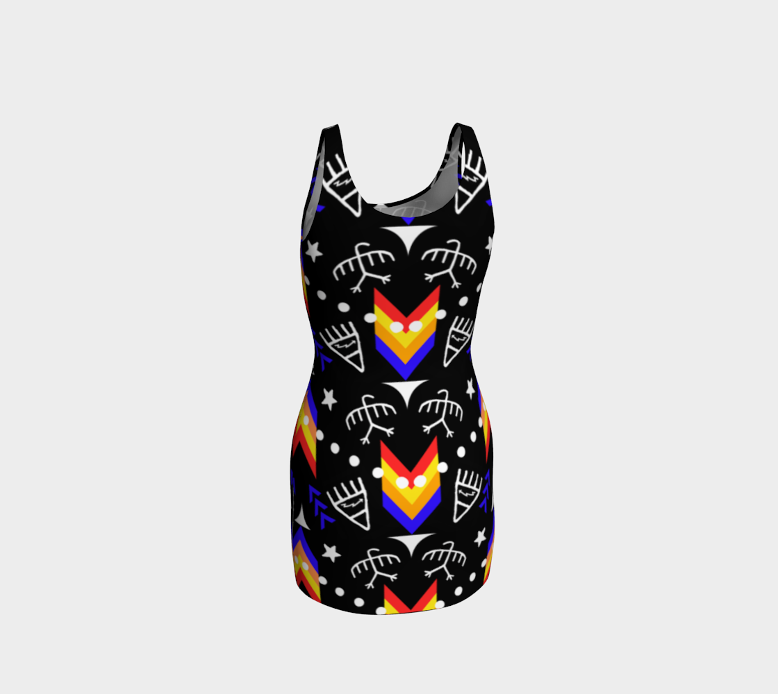 Fire Pictograph Dress