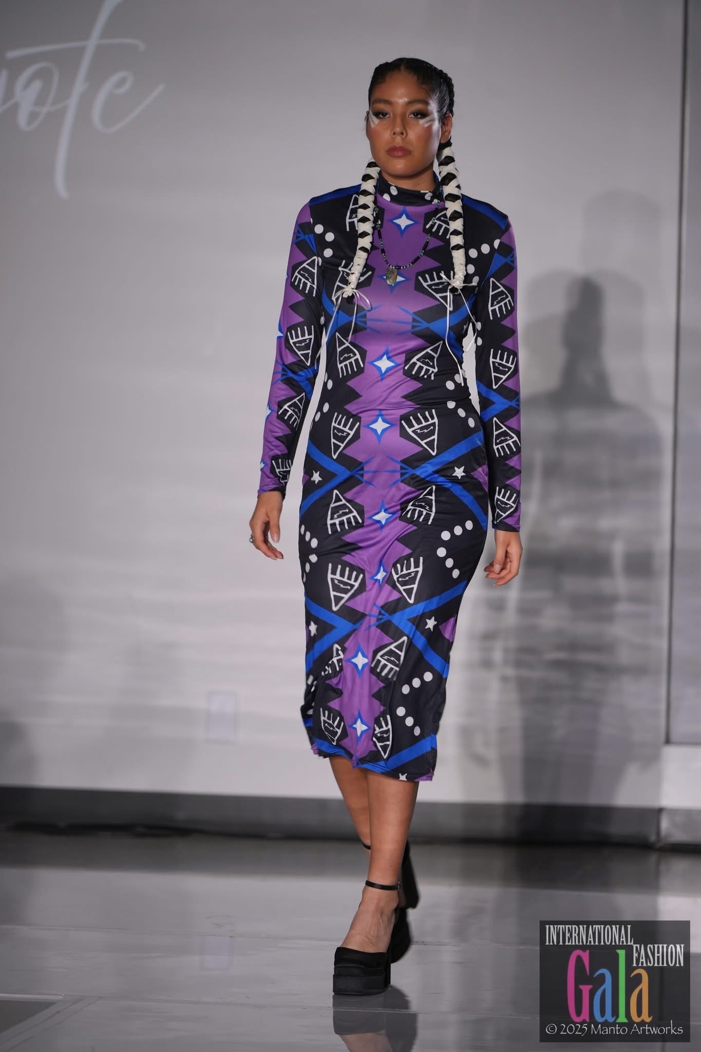 Nomadic like the Bears, Purple Dress