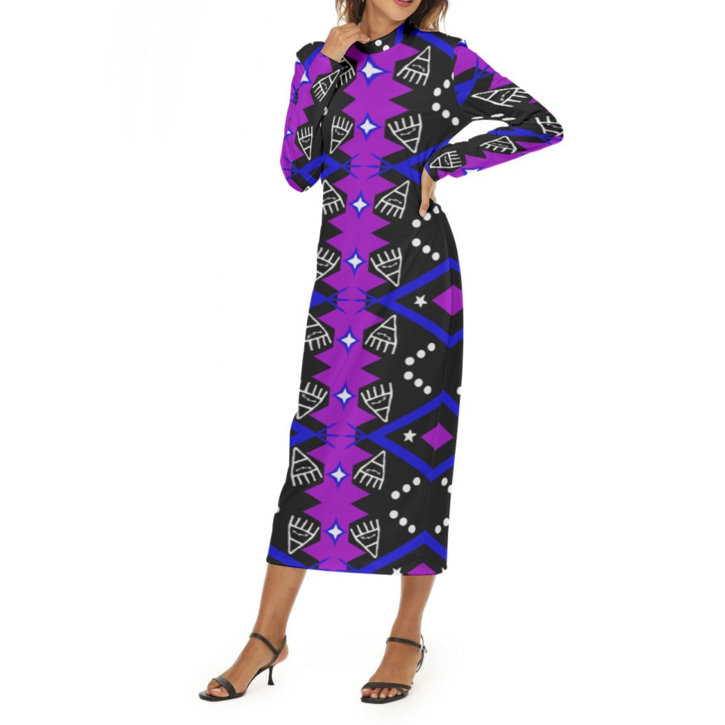 Nomadic like the Bears, Purple Dress