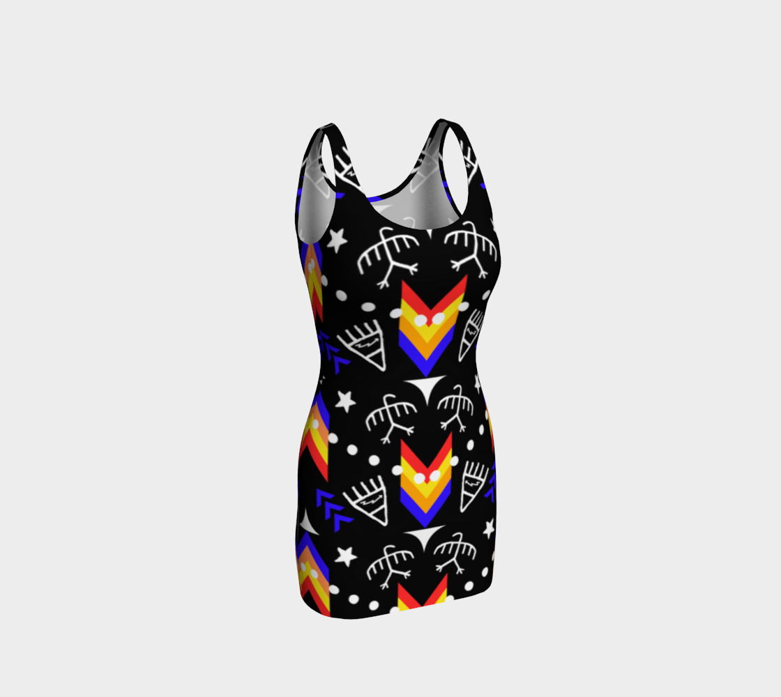 Fire Pictograph Dress